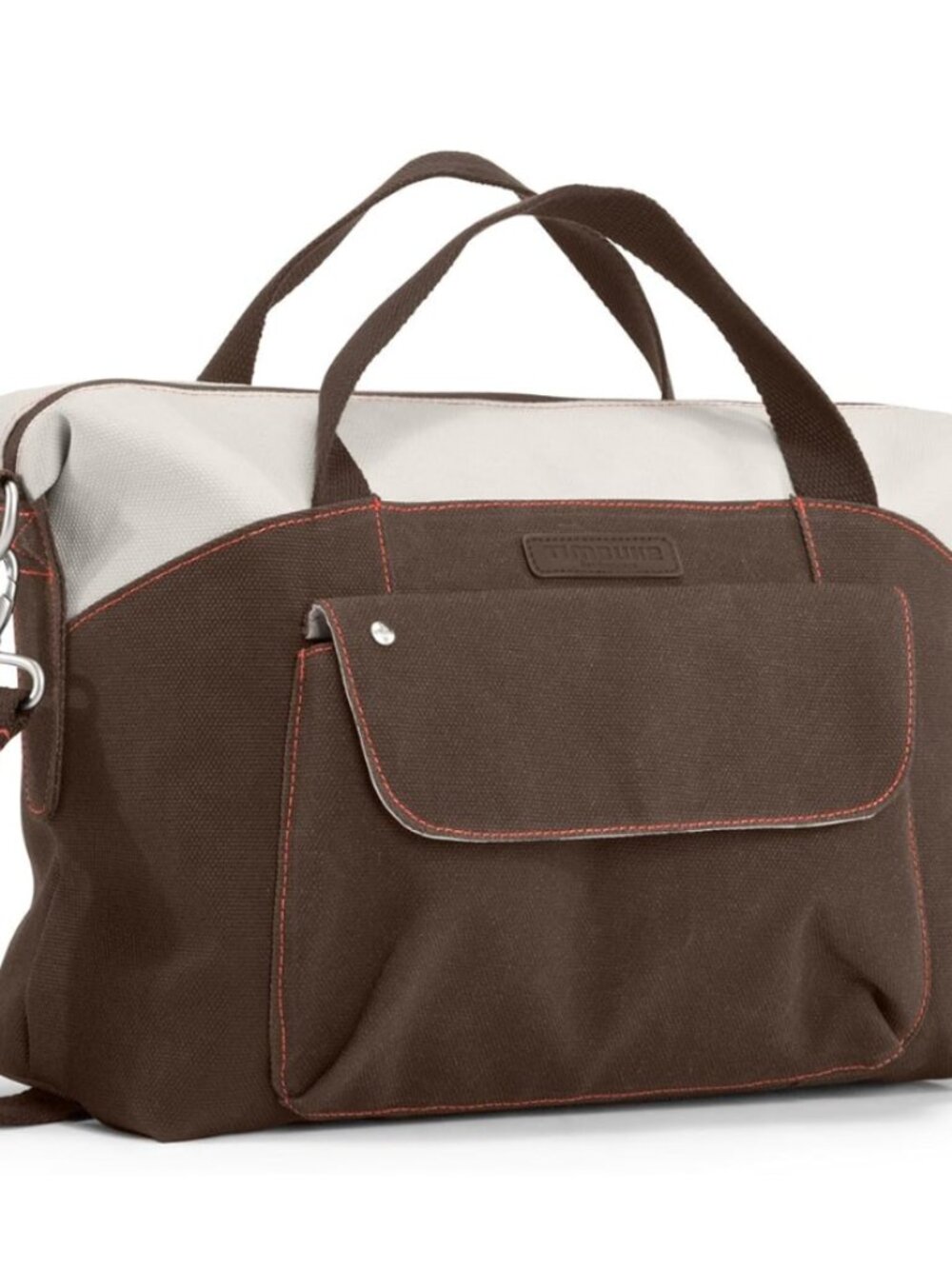 Timbuk2 Linda Brown and Cream Small Messenger Bag with Removable Shoulder Strap